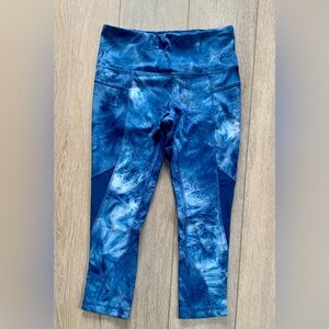 ABS workout mesh leggings 3/4